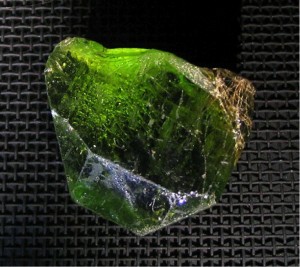 Together with diamonds, peridots are also found in the earth's mantle