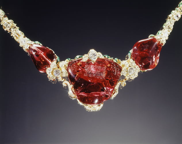 timur ruby necklace