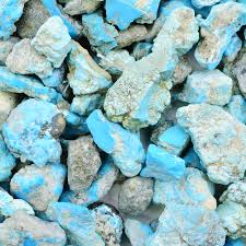 turquoise ornamental rough