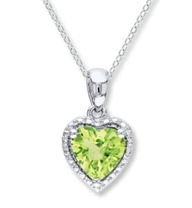 Peridot Necklack Kay Jewelers