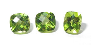 faceted peridot