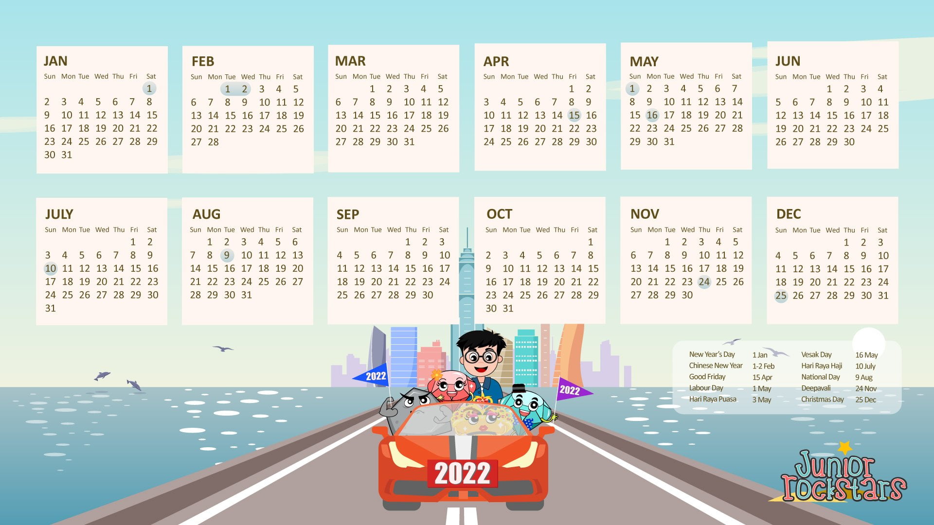 calendar 2022